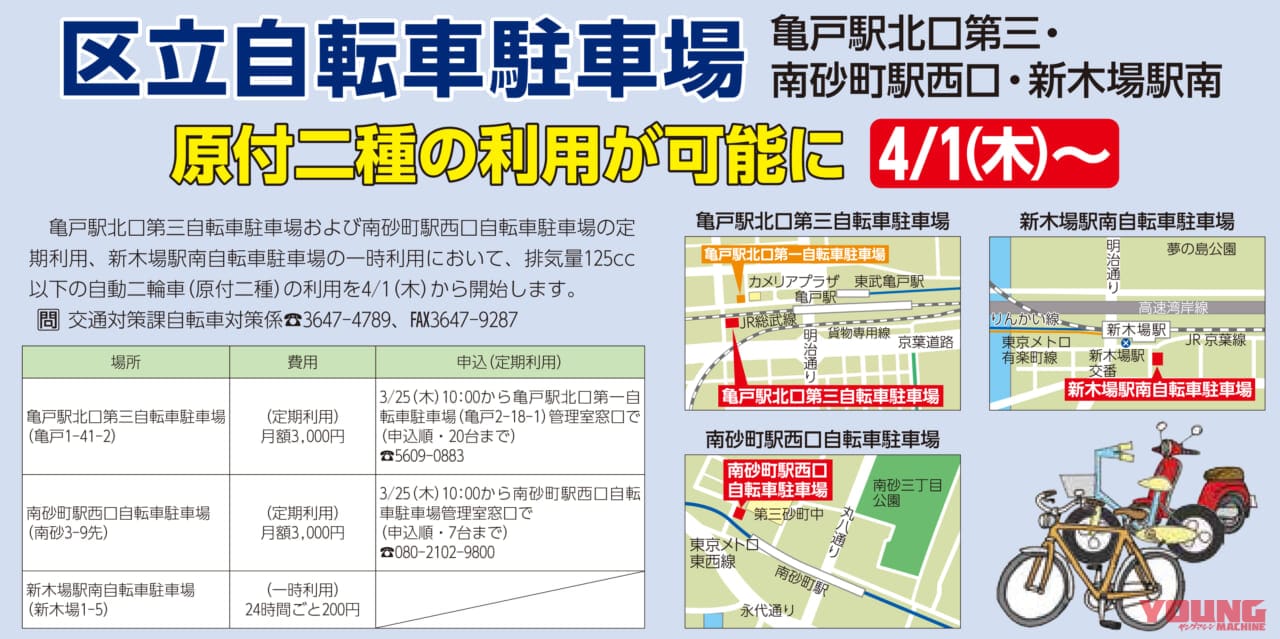 バイク駐車場を増やす動きも|Q89:歩道は? 路側帯は?? バイクを停めていい場所ってどこ【30秒でわかる! バイクの疑問】