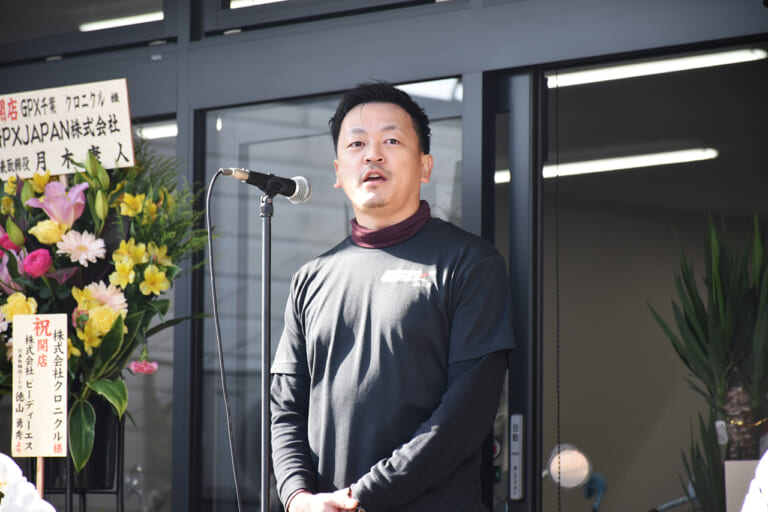 月木康人代表|【GPX千葉の新店舗オープン!】お披露目イベントではGPXジャパン社長が「今までにない新型車を3月に発表」と明言!