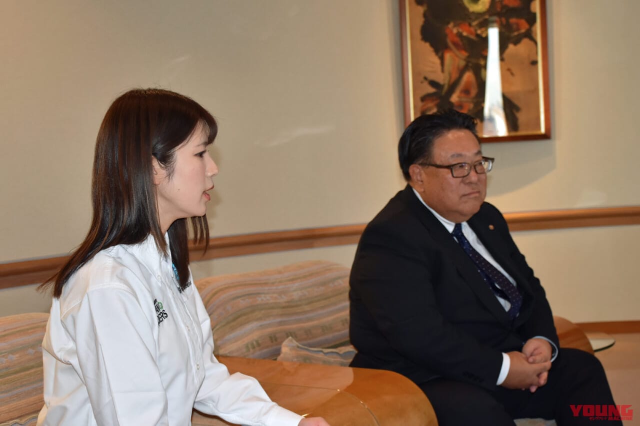 |安全・安心・快適を目指して!! “梅ちゃん”が来年も「ジャパンライダーズ」のアンバサダーを務めるぞ