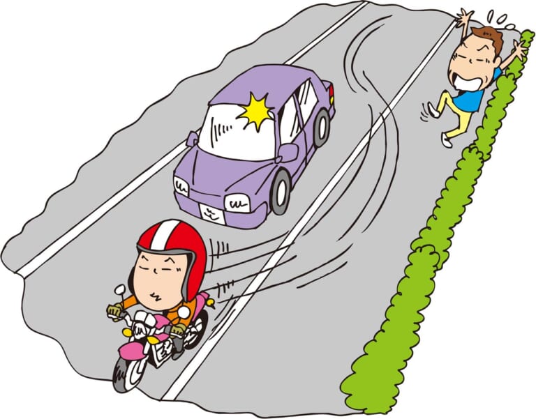 すり抜け|Q90:「すり抜け」ってしても大丈夫なの?【30秒でわかる! バイクの疑問】