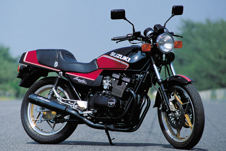 スズキ GSX400FSインパルス|「純正でヨシムラ管?! 」スズキ式チューニング仕様車:1982スズキGSX400FSインパルス【あの素晴らしい名車をもう一度】