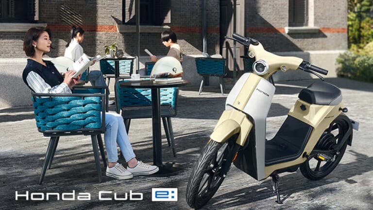 約11万5000円の電動カブ、車重わずか53.6kgで航続距離は65kmを実現！【海外】