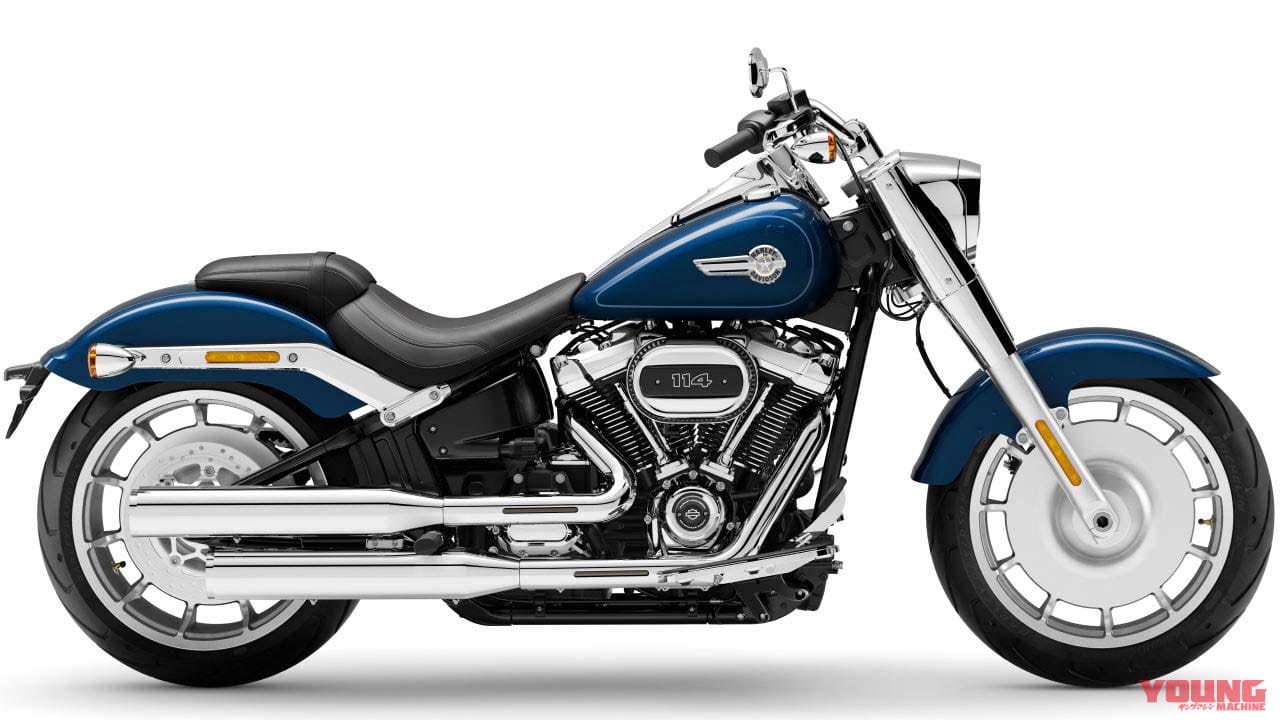 ハーレーダビッドソン|ファットボーイ114|Z900RSが5年連続で大型バイク首位! 2022年に売れたバイクTOP10【401cc以上・小型二輪】