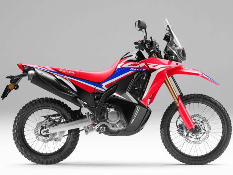 ホンダ|CRF250L ラリー〈s〉|2023年モデル|ホンダが新型「CRF250L/ラリー」を 新排ガス規制に適合させて1/26発売! Lはナックルガードを新装備