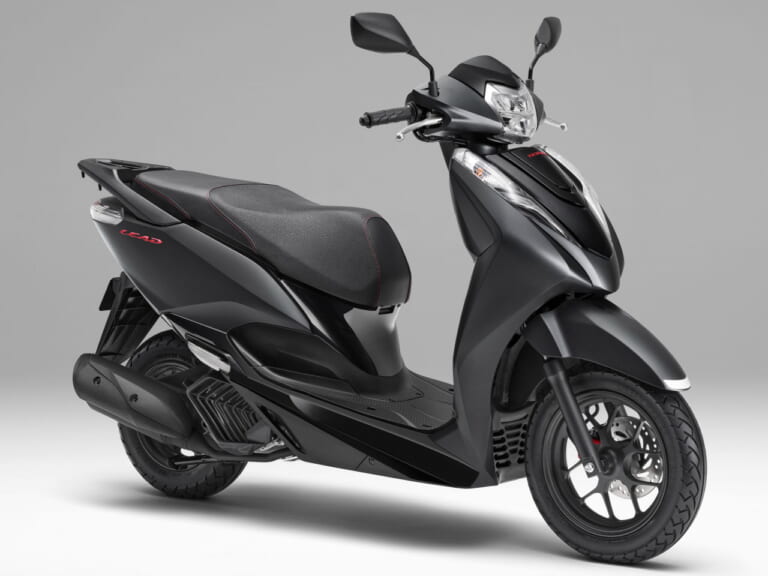 2024 HONDA LEAD125 マットギャラクシーブラックメタリック|ホンダ リード125〈いま国内で買える新型バイクカタログ|原付二種(125-51cc)〉