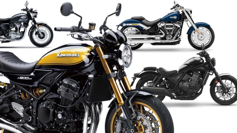 Z900RSが5年連続で大型バイク首位! 2022年に売れたバイクTOP10【401cc以上・小型二輪】