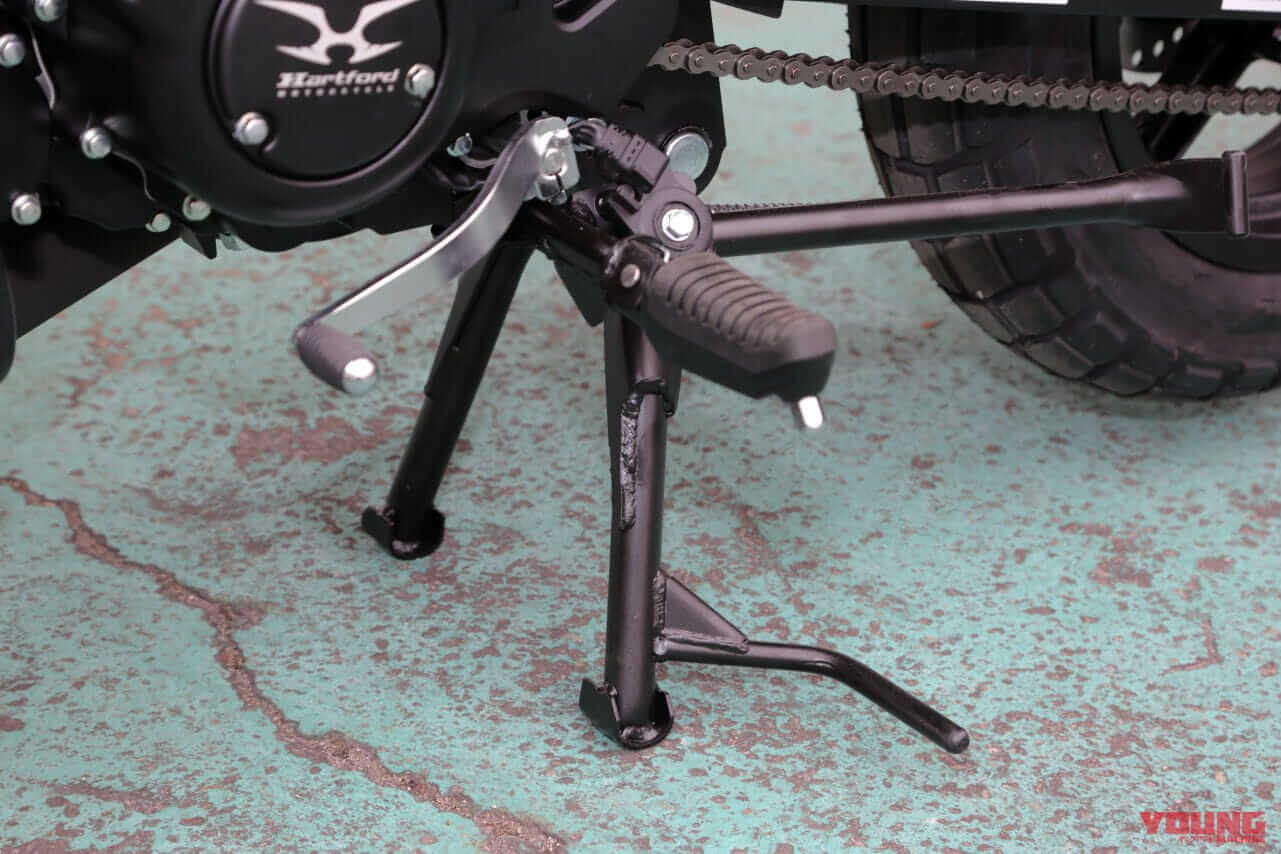 |水冷150ccで高速道路も乗れる!! 軽二輪の小さな新顔「ミニ150」が間もなく上陸!【ハートフォード from 台湾】