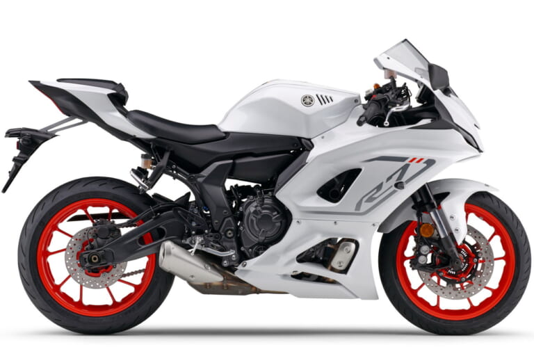 ヤマハ|YZF-R7|2023年モデル|ヤマハ「YZF-R7」にキリリと締まった新色ホワイト登場! ブルー&ブラックは続投で2/28発売
