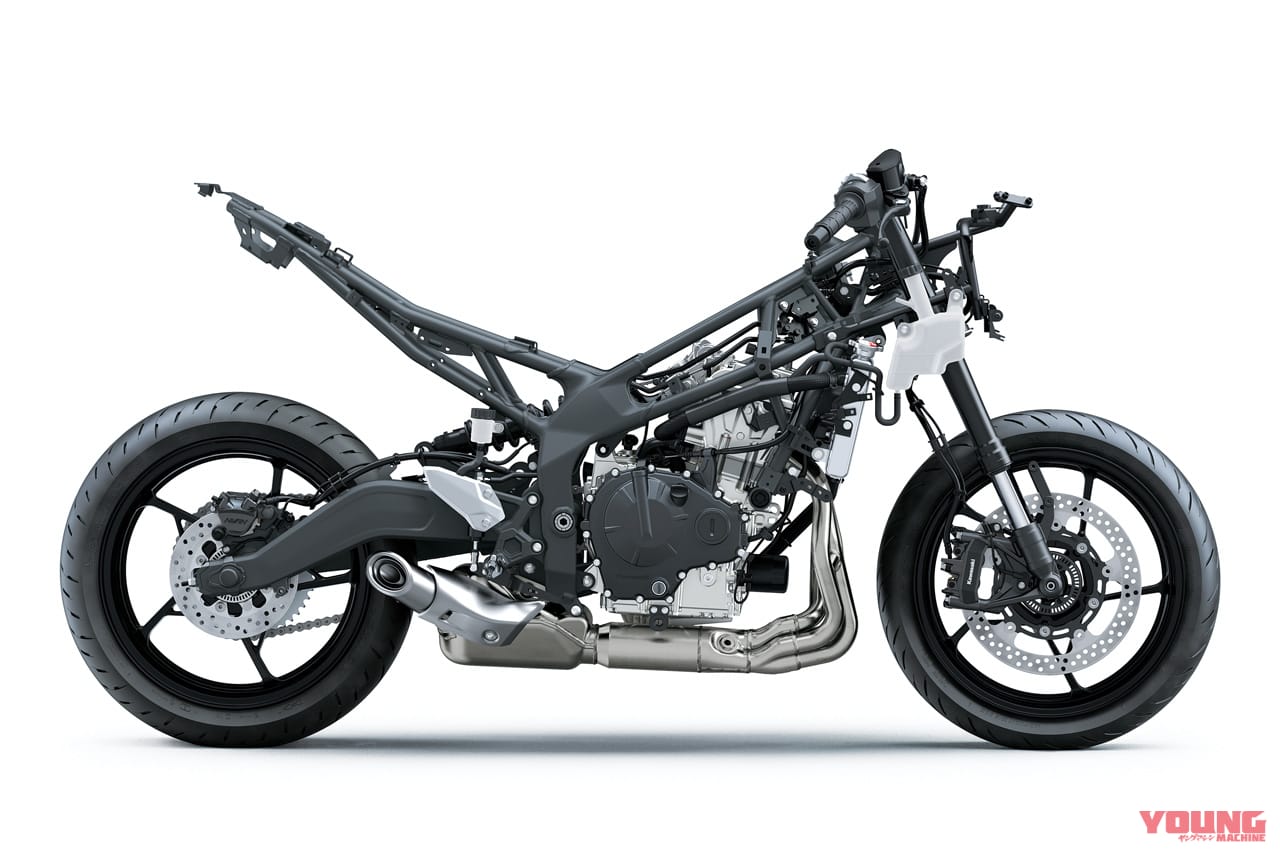 カワサキ|ZX-25R|ZX-4R|フレーム|超官能マシン「ニンジャZX-25R」をガチ速スペックにすると「ニンジャZX-4R」に?! 超話題の新型4気筒を妄想大比較!!