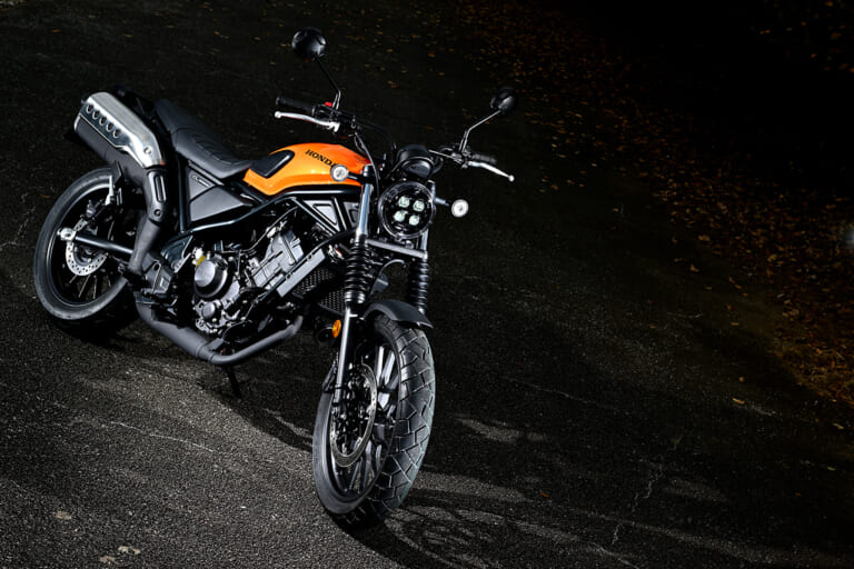 ホンダ CL250／500 ディテール解説【強靭チューブ＆サス搭載のまさにネオスクランブラー】