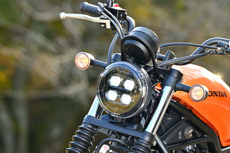 ホンダ CL250|フロント|ホンダ CL250/500 ディテール解説【強靭チューブ&サス搭載のまさにネオスクランブラー】