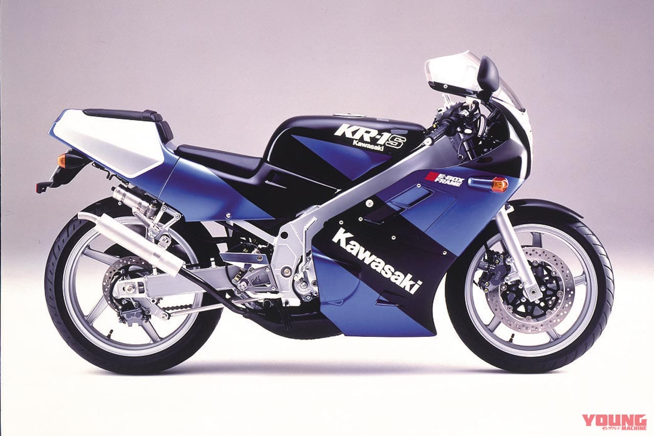 |「唯一のタンデムツイン(前後2気筒)」栄光のチャンピオンレプリカも:1984カワサキKR250/S【あの素晴らしい名車をもう一度】