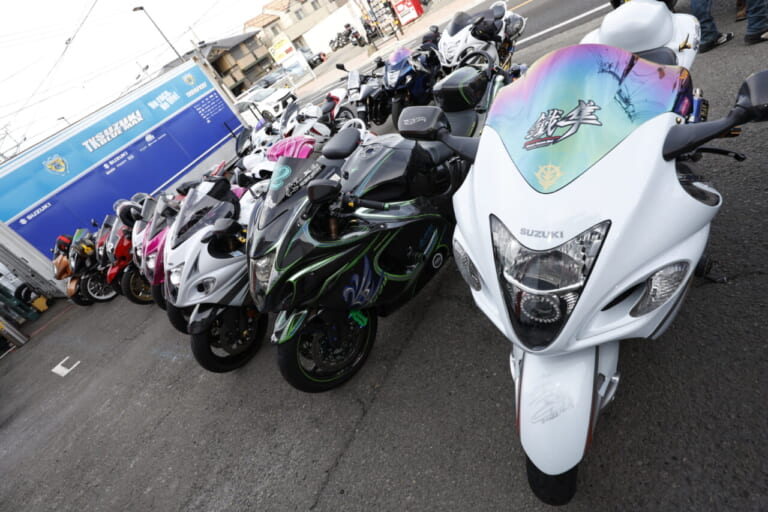 加賀山就臣|ハヤブサ|ライドウィン|隼が大集合! 加賀山就臣さんのショップ「RIDEWIN」がパワーチェック大会を初開催