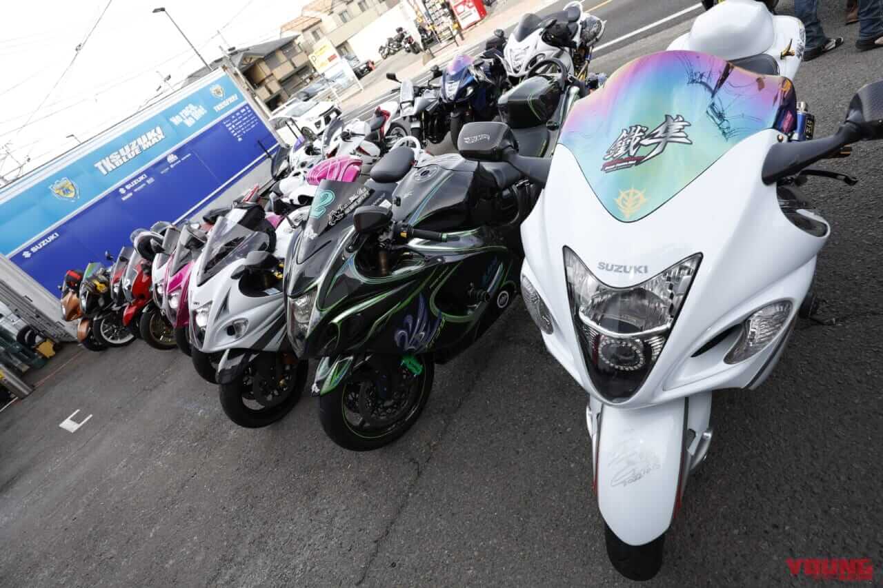 加賀山就臣|ハヤブサ|ライドウィン|隼が大集合! 加賀山就臣さんのショップ「RIDEWIN」がパワーチェック大会を初開催