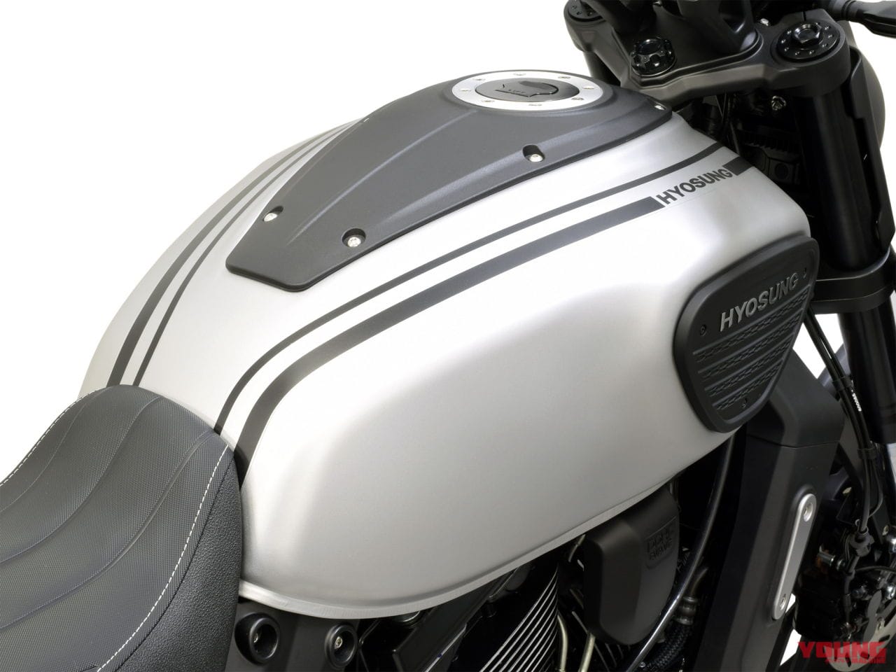 |約64万円の軽二輪・Vツイン搭載クルーザー! ヒョースンが「GV250DRA」を4月に発売決定