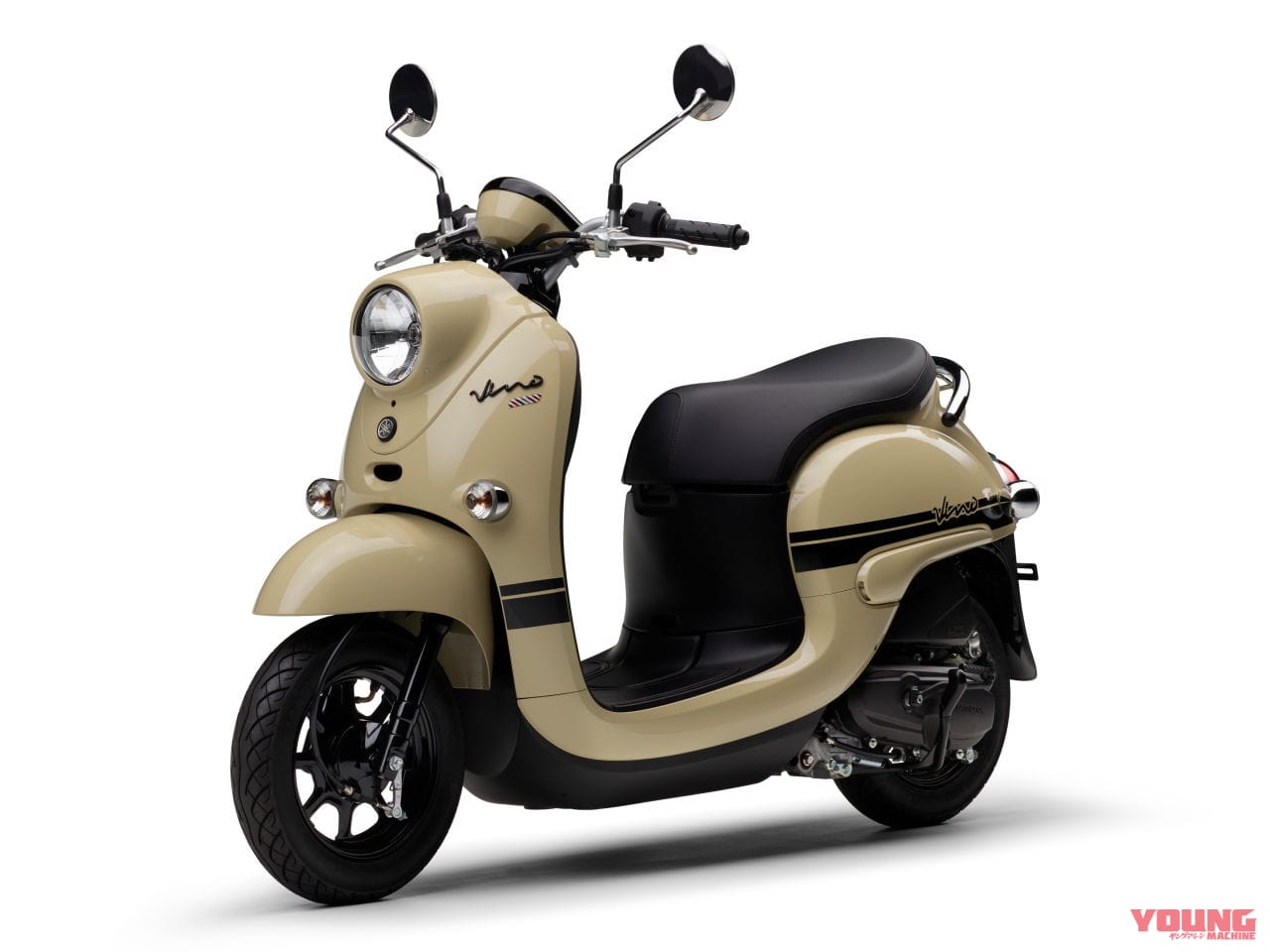 |レトロポップな原付一種スクーター、ヤマハ「ビーノ」に3色のニューカラー登場! 全6色展開は変わらず
