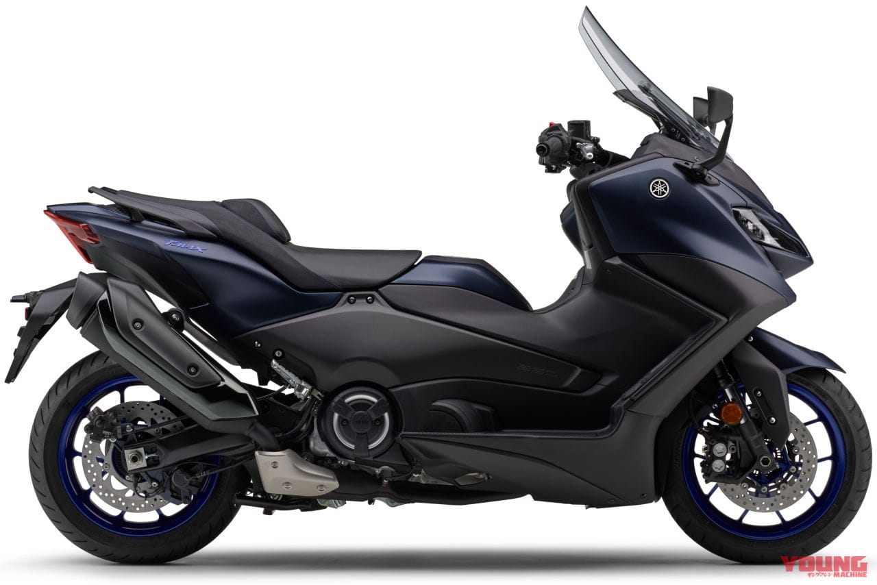 ヤマハ|TMX560|2023年モデル|ヤマハが「TMAX560/テックマックス」2023年型を3/28に発売! マットダークグリーン継続で新色は2パターン