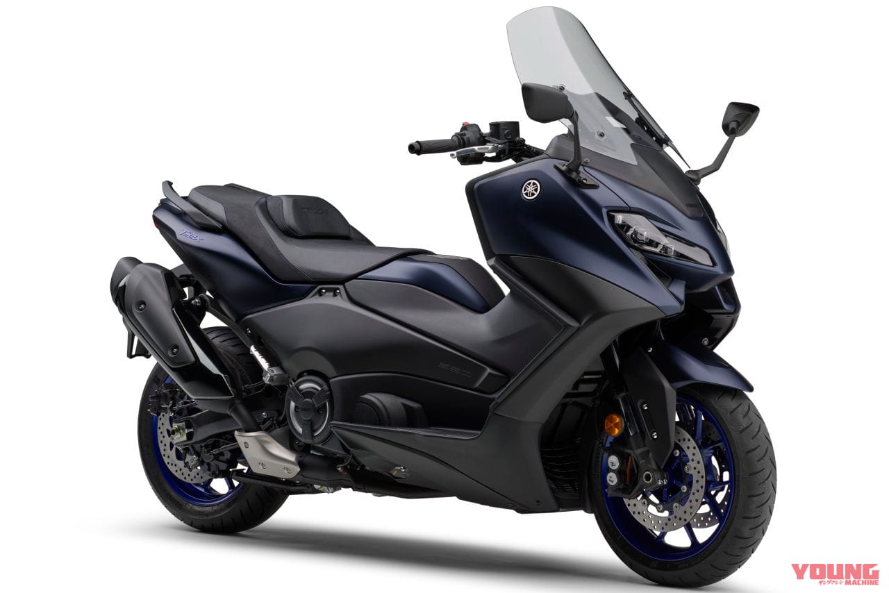 ヤマハ|TMX560|2023年モデル|ヤマハが「TMAX560/テックマックス」2023年型を3/28に発売! マットダークグリーン継続で新色は2パターン