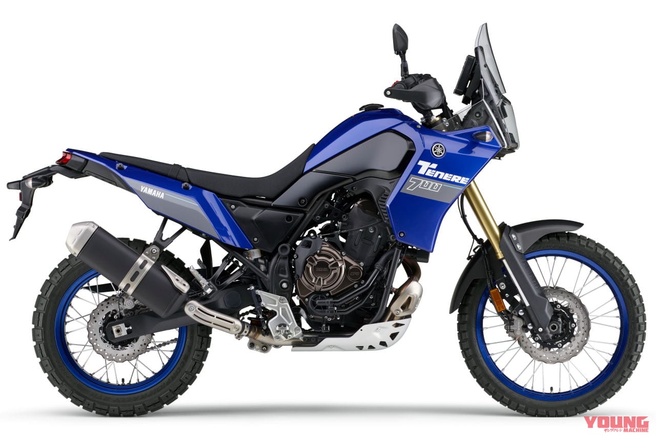|ヤマハ「テネレ700」が新色ブルーとグレーを追加! ホワイトは継続販売で3/8発売