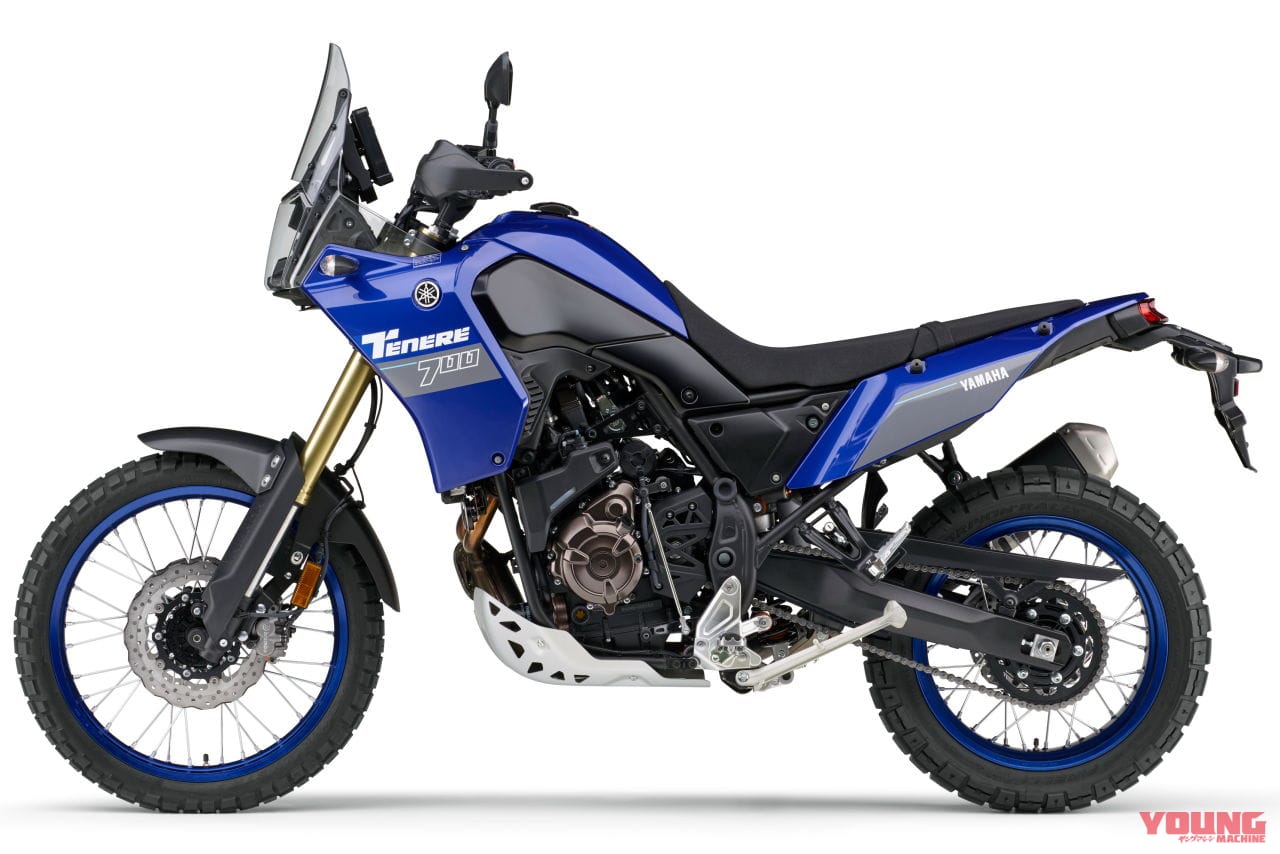 |ヤマハ「テネレ700」が新色ブルーとグレーを追加! ホワイトは継続販売で3/8発売