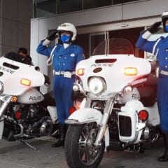 栃木県警へハーレーの白バイ2台寄贈! 日本史上最大排気量のポリス仕様誕生へ!!