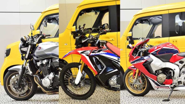 ホンダ「N-VAN（エヌバン）」に大型バイクを積んでみた動画