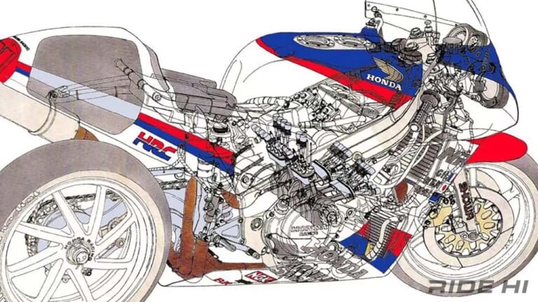 ホンダNR750 [名車バイクレビュー] オーバルピストンの衝撃【Part2:ネモケン1987ルマン24時間出場に向けた車体開発】
