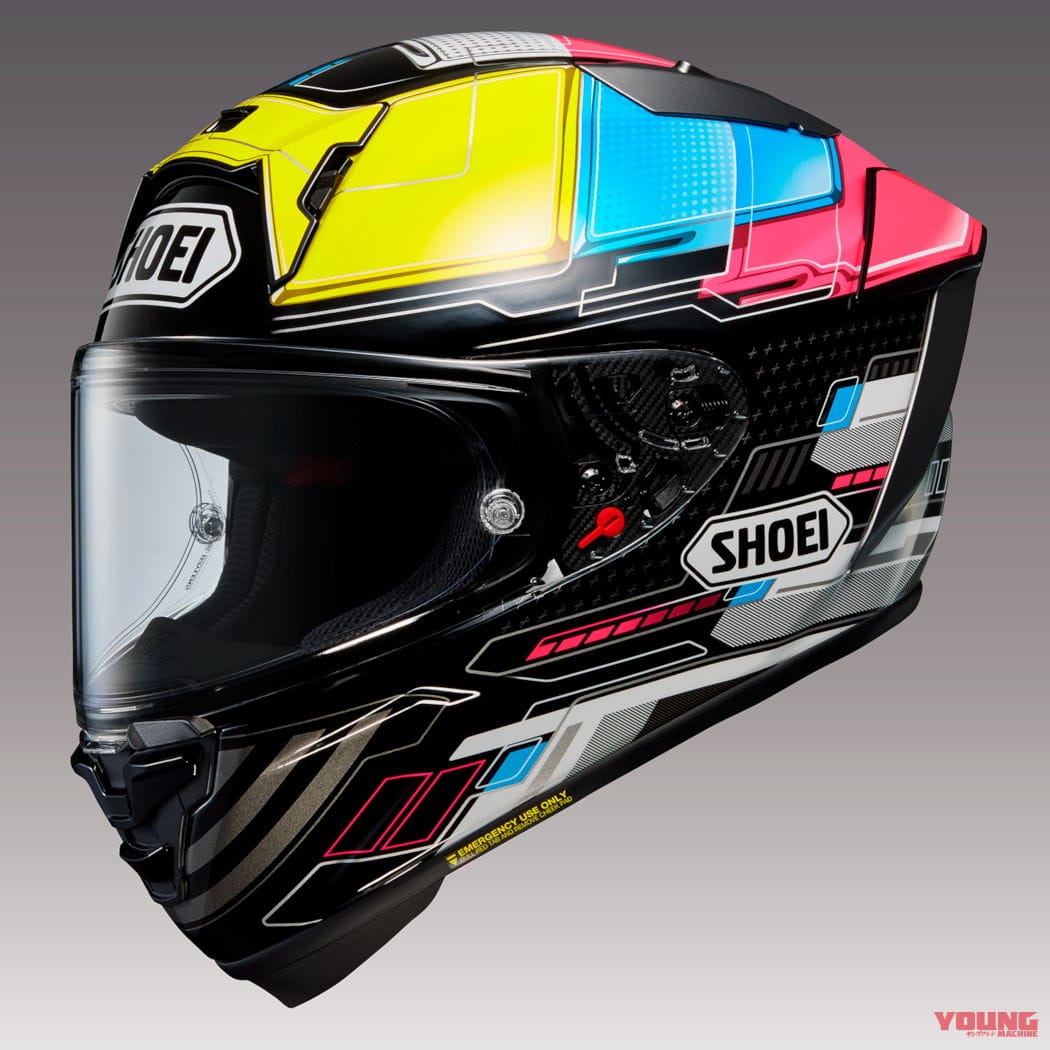 SHOEI X-Fifteen PROXY|SHOEIのフラッグシップモデル「X-Fifteen」に新グラフィック『プロキシー』全3色展開で登場!