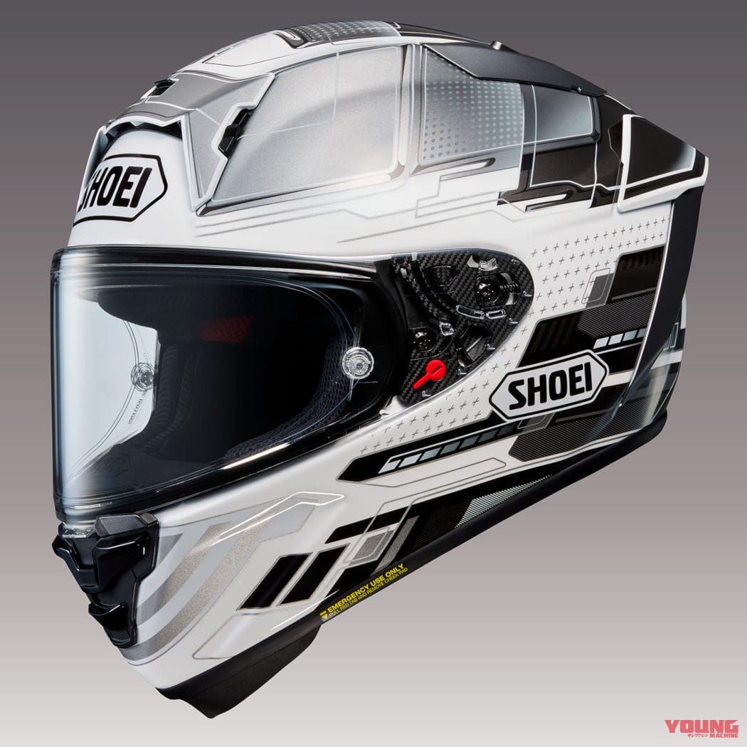SHOEI X-Fifteen PROXY|SHOEIのフラッグシップモデル「X-Fifteen」に新グラフィック『プロキシー』全3色展開で登場!