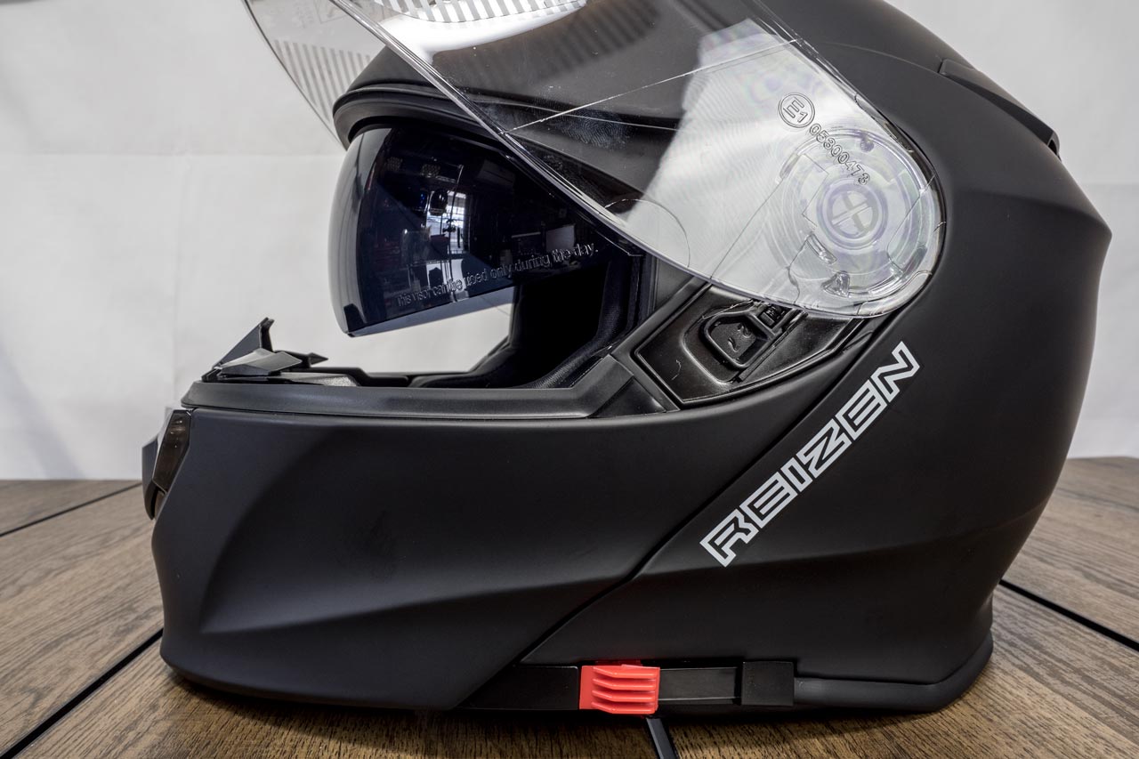 リード工業　インナーシールド付き システムヘルメット REIZEN (レイゼン)