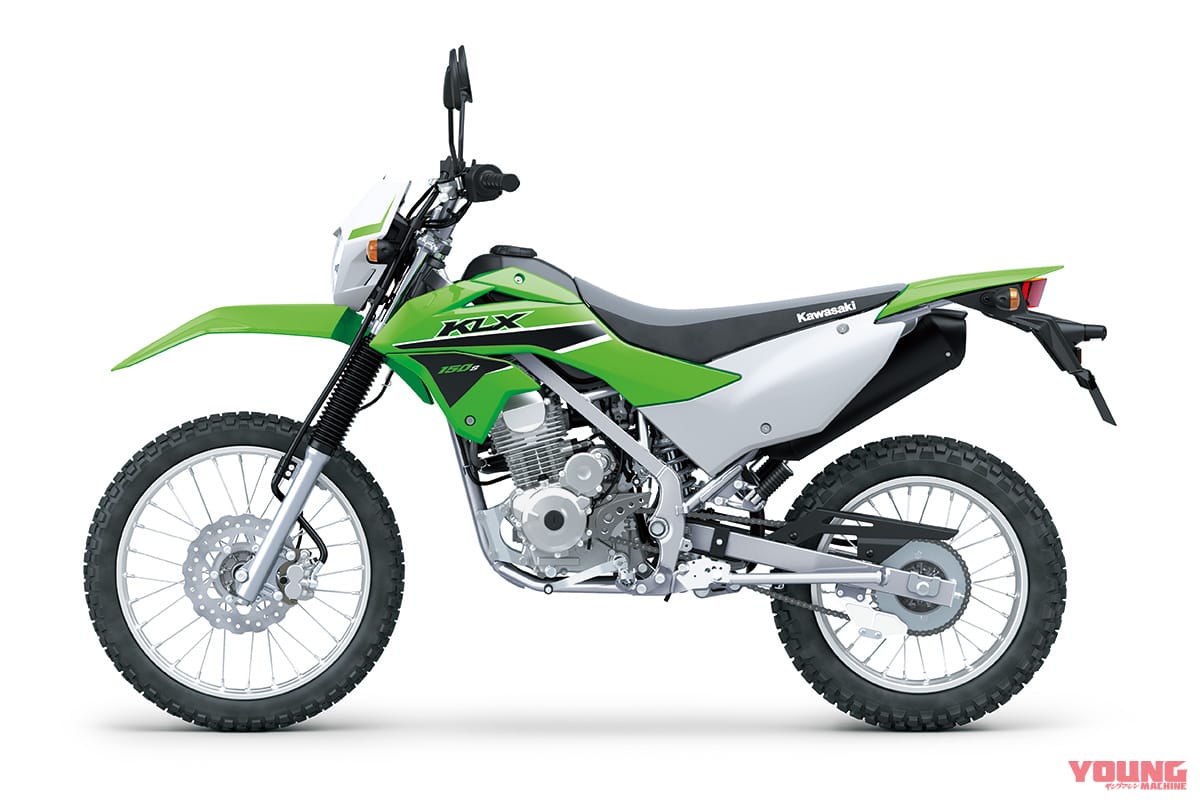 カワサキ|KLX150S|インドネシア仕様|カワサキ新型「KLX150/SE/S」登場! 前19/後16インチのスモールホイール版が初設定【インドネシア】