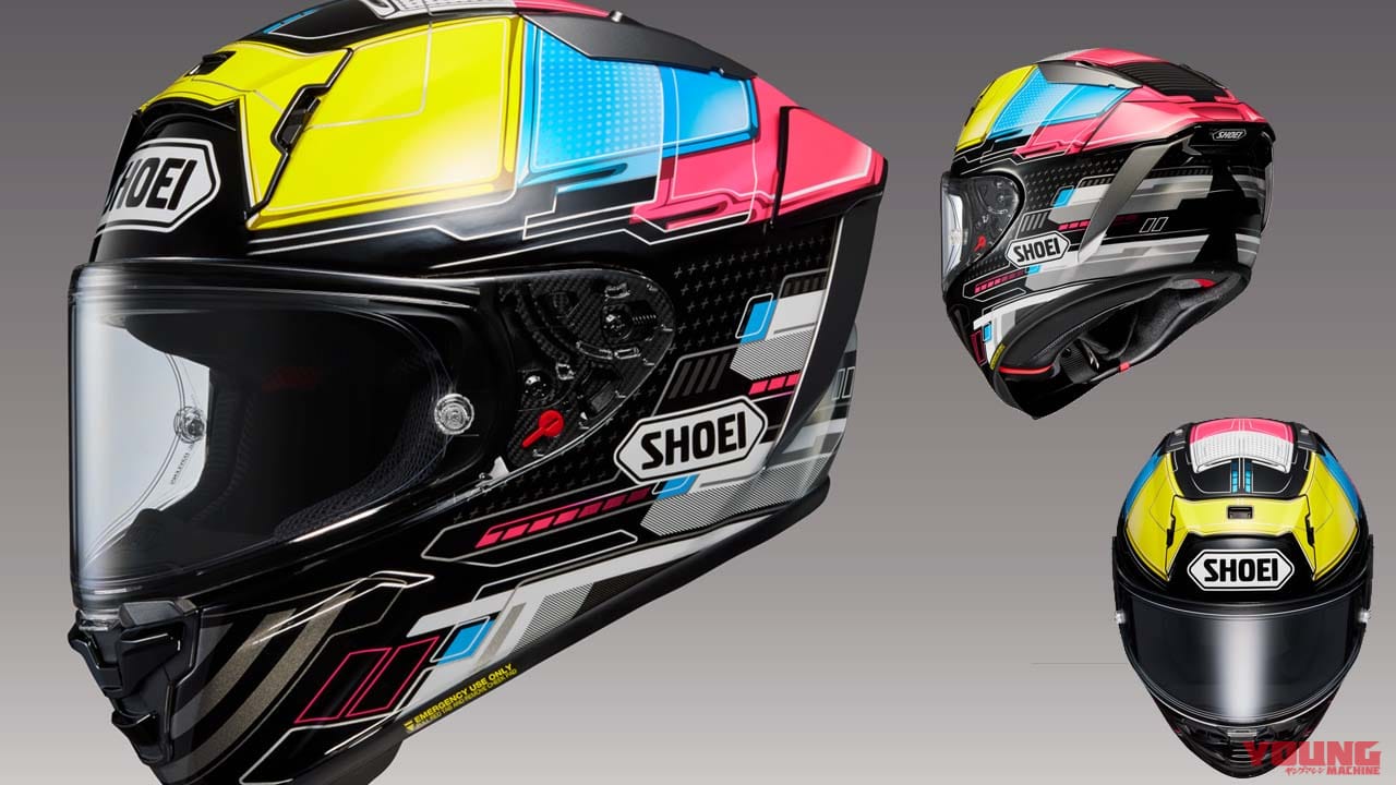 |SHOEIのフラッグシップモデル「X-Fifteen」に新グラフィック『プロキシー』全3色展開で登場!
