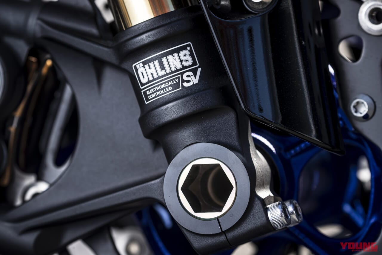 ヤマハMT-10SP ABS|オーリンズ フロントサスペンション|ヤマハMT-10SP ABS試乗インプレッション【強心臓が手中に。究極の電子制御】