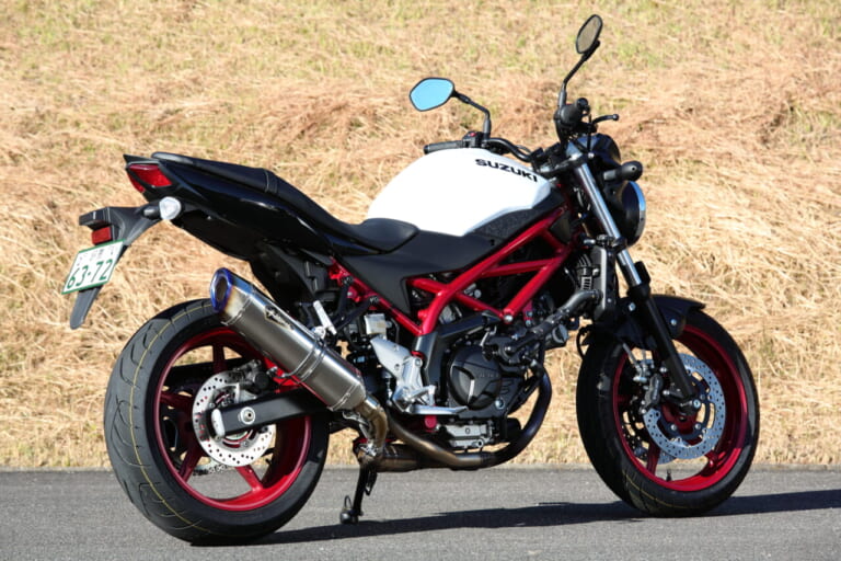 アールズギア SV650/X リアルスペックスリップオンマフラー【超稀少な国産Vツインのパルス感を味わい尽くす】