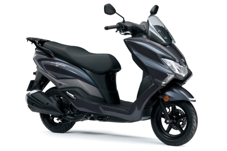 2024 SUZUKI BURGMAN STREET125EX パールムーンストーングレー|スズキ バーグマンストリート125EX〈いま国内で買える新型バイクカタログ|原付二種(125-51cc)〉