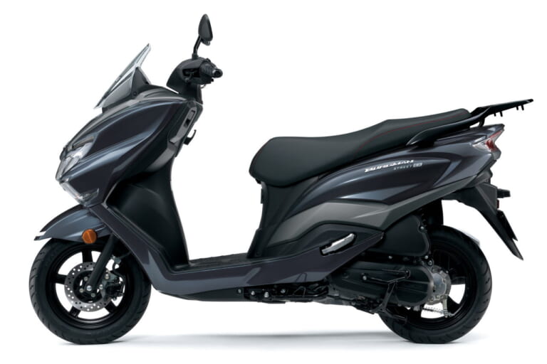 スズキ|バーグマンストリート 125EX|2023年モデル|スズキ新型車「バーグマンストリート125EX」国内発売決定! LEDヘッドライトやUSBソケット装備で31万7900円