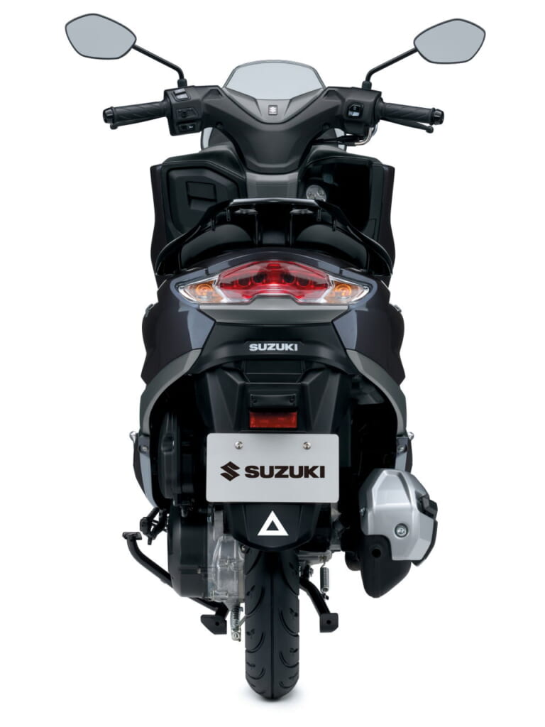 スズキ|バーグマンストリート 125EX|2023年モデル|スズキ新型車「バーグマンストリート125EX」国内発売決定! LEDヘッドライトやUSBソケット装備で31万7900円