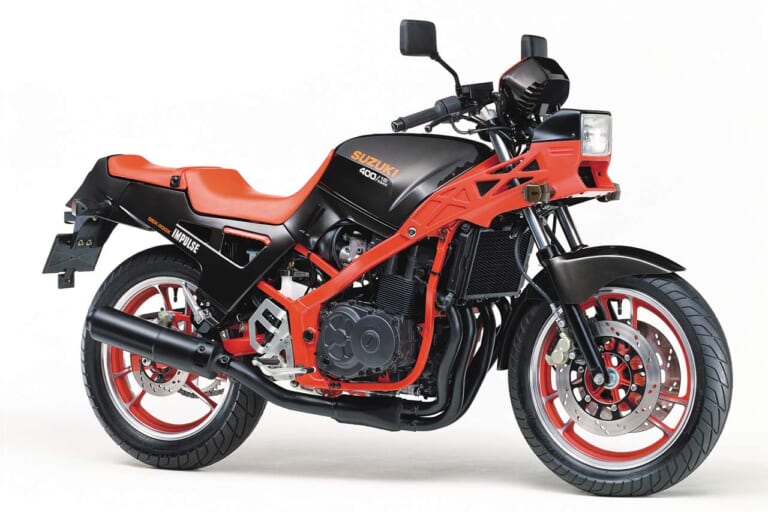 スズキGSX400Xインパルス|「ウマい奴しか乗れない」1984スズキGSX-R:4ストレプリカ時代の口火を切った金字塔【ニッポン旧車列伝】