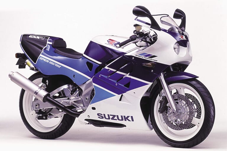 スズキ GSX-R250R SP|「超ショートストローク250cc直4」1987スズキGSX-R250:過激さマシマシのR250Rも【ニッポン旧車列伝】