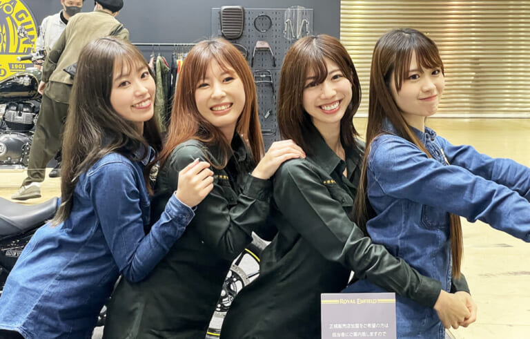 ROYAL ENFIELD|【春の美女祭り:Part6】東京モーターサイクルショー2023で見かけたコンパニオン特集