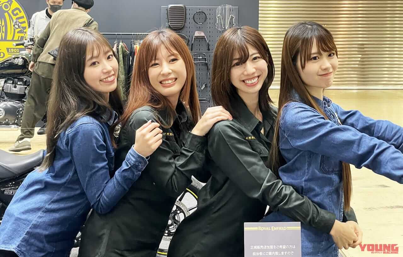 ROYAL ENFIELD|【春の美女祭り:Part6】東京モーターサイクルショー2023で見かけたコンパニオン特集