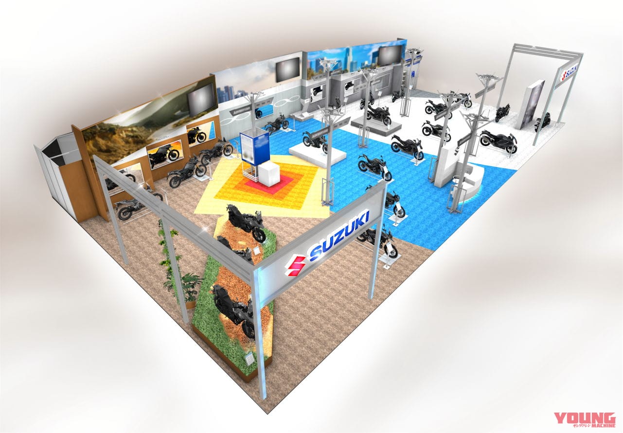 |正式発表早よ! スズキが「バーグマンストリート 125EX」「GSX-8S」「VストロームSX」などモーターサイクルショー出展概要を発表