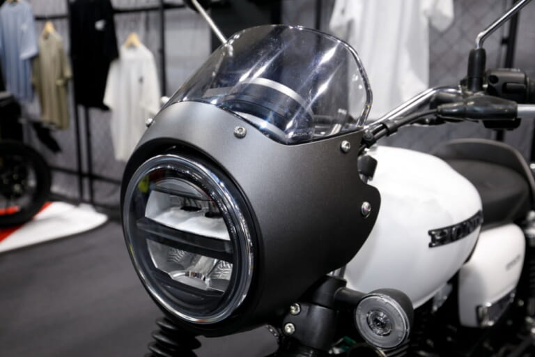 ホンダ|GB350|カスタム車両|2023年モデル|「GB350カフェ」発見?! 大阪MCショーに新型ホンダGBとアクセサリー装着車が見参!