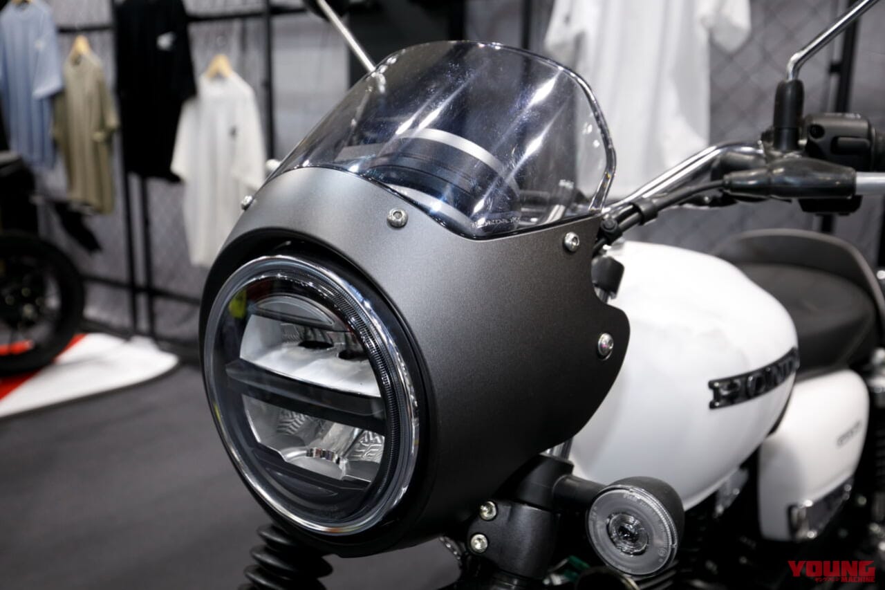 ホンダ|GB350|カスタム車両|2023年モデル|「GB350カフェ」発見?! 大阪MCショーに新型ホンダGBとアクセサリー装着車が見参!