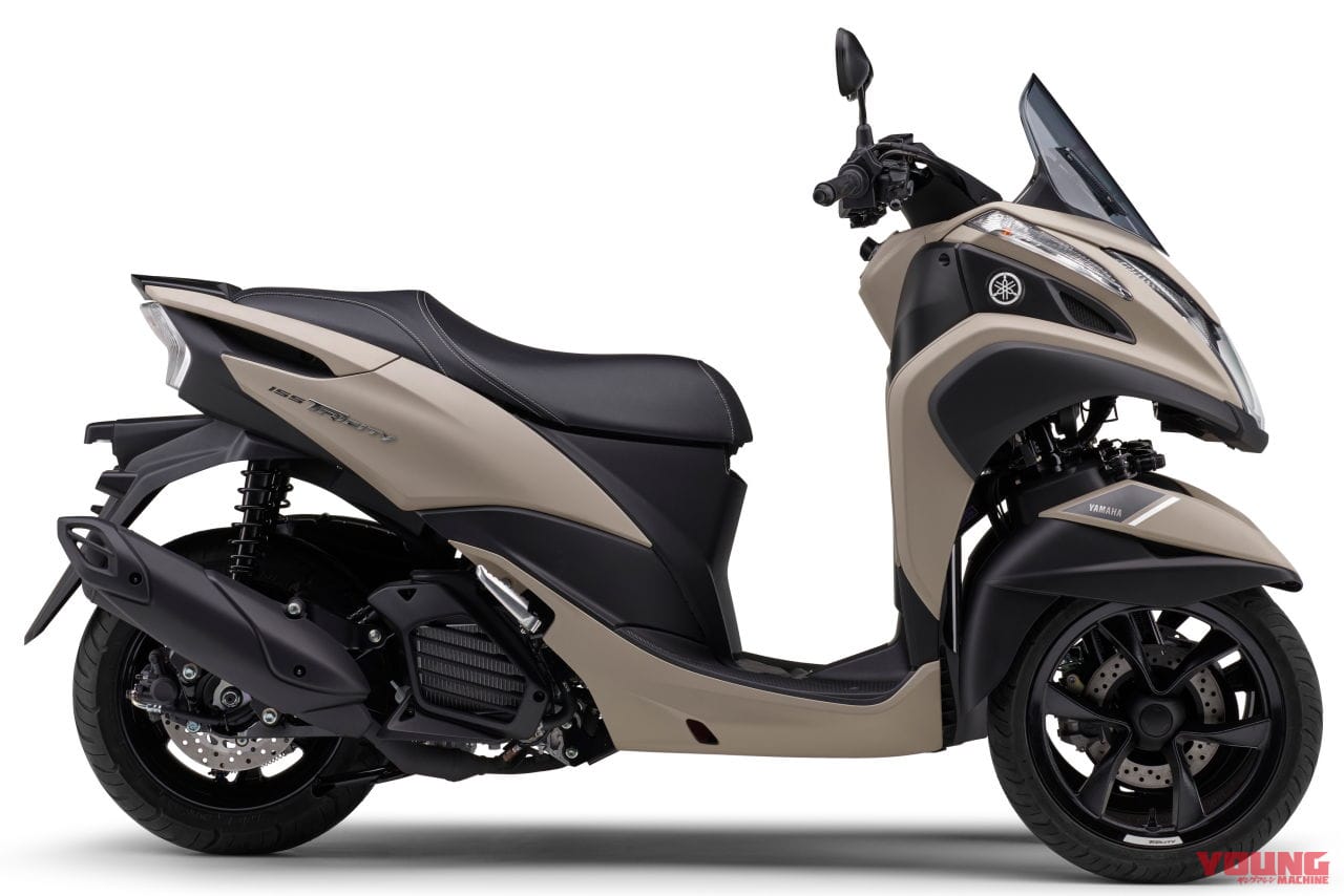 |ヤマハ「トリシティ155 ABS」がフルモデルチェンジ! スマートフォン連携機能や新作フレーム採用で4/14発売
