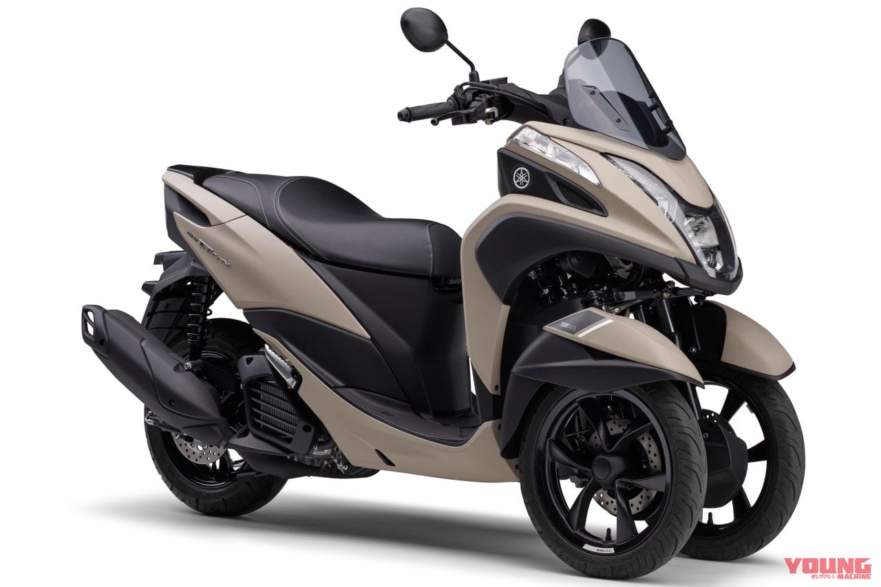 |ヤマハ「トリシティ155 ABS」がフルモデルチェンジ! スマートフォン連携機能や新作フレーム採用で4/14発売