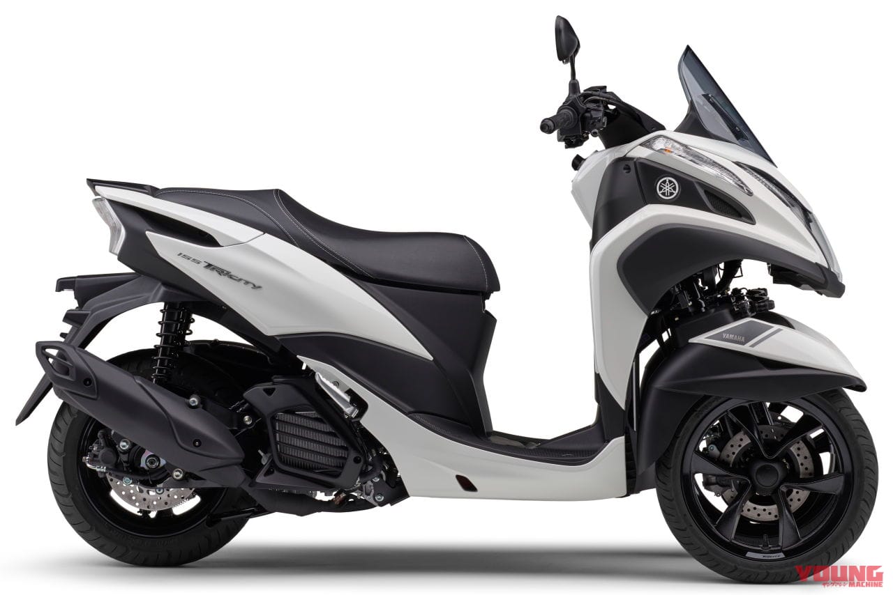 |ヤマハ「トリシティ155 ABS」がフルモデルチェンジ! スマートフォン連携機能や新作フレーム採用で4/14発売