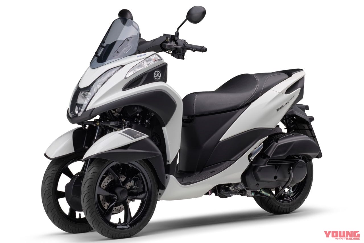 |ヤマハ「トリシティ155 ABS」がフルモデルチェンジ! スマートフォン連携機能や新作フレーム採用で4/14発売