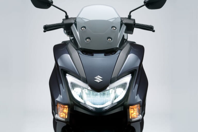 スズキ|バーグマンストリート 125EX|2023年モデル|スズキ新型車「バーグマンストリート125EX」国内発売決定! LEDヘッドライトやUSBソケット装備で31万7900円