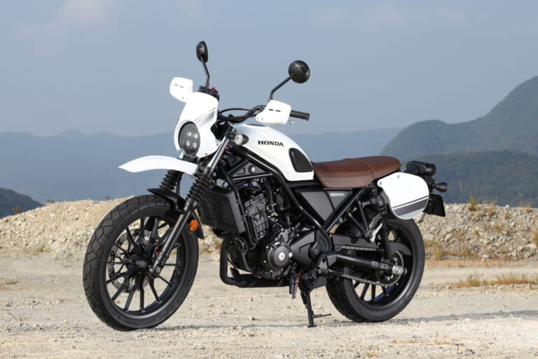 CL250純正アクセサリー装着車イメージ(Cross Style)|ホンダ「CL250 クロススタイル/ツアースタイル」だとぉ?! 純正アクセサリーを同時発売、セットじゃないからバラ買い可!